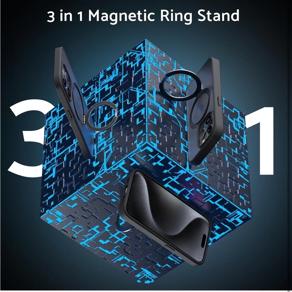 NEW DASFOND Mag-Stand Designed for iPhone 15 Pro Case, 2023 MagSafe
